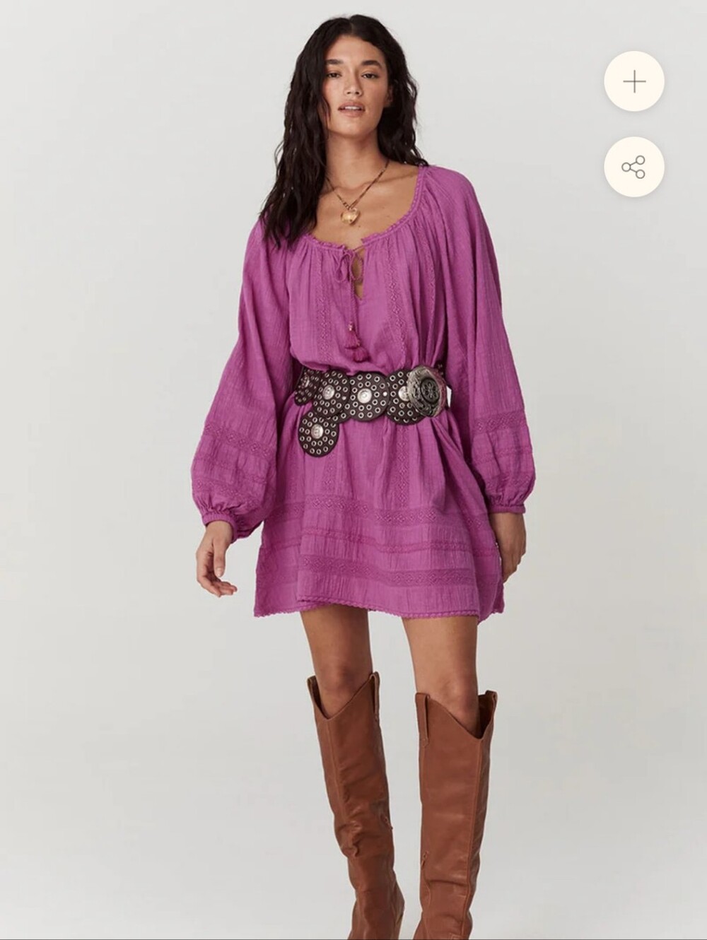 Spell Serendipity Lace Tunic Dress